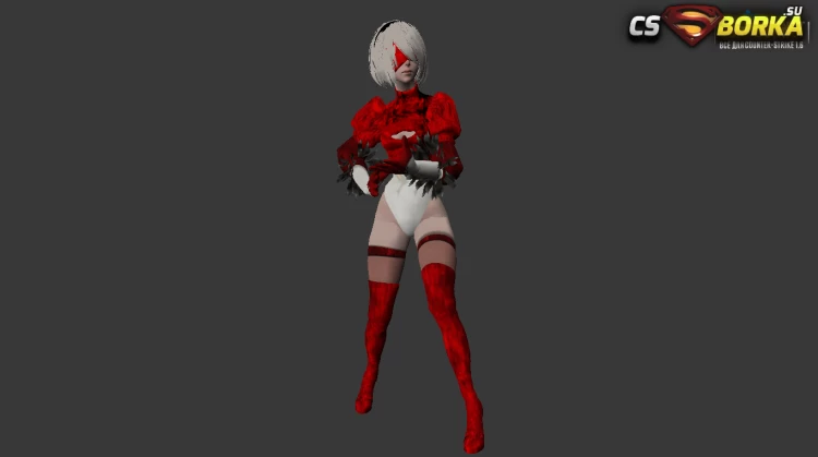 Женская модель Yorha (united) для CS 1.6 для CS 1.6