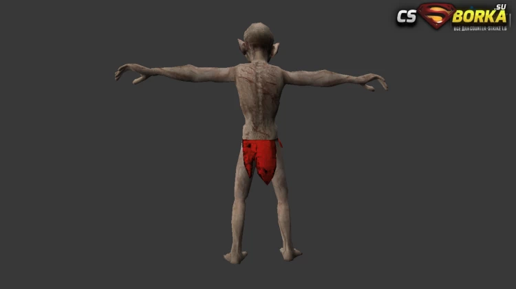 Мужская модель Голлум (united) для CS 1.6 для CS 1.6