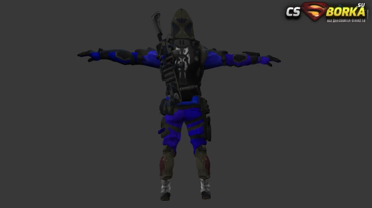 Мужская модель Воитель (united) для CS 1.6 для CS 1.6