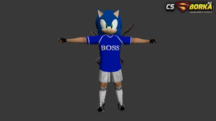 Мужская модель Boss Sonic (united) для CS 1.6 для CS 1.6