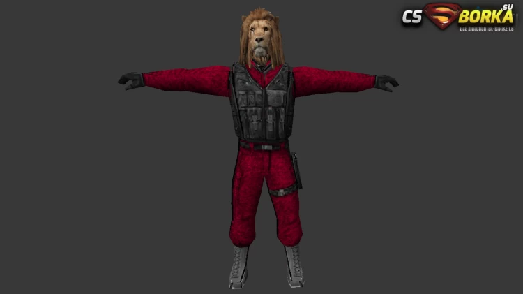 Мужская модель Лев (united) для CS 1.6 для CS 1.6