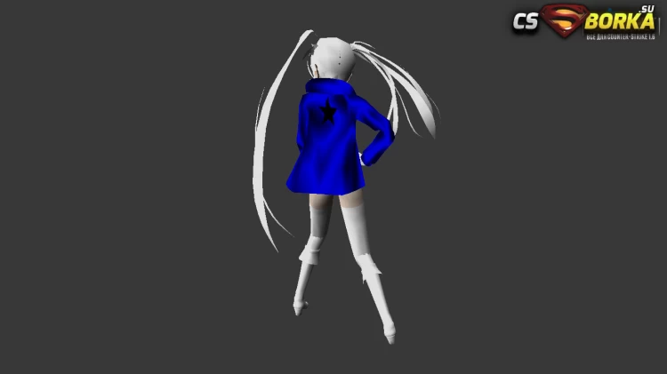 Женская модель Miku Retextured для CS 1.6 для CS 1.6