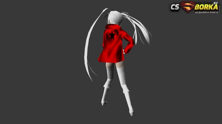 Женская модель Miku Retextured для CS 1.6 для CS 1.6