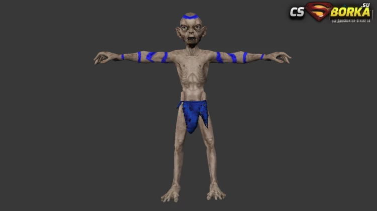 Мужская модель Голлум Retextured для CS 1.6 для CS 1.6