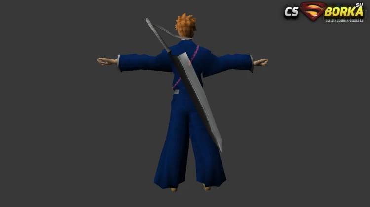 Мужская модель Ичиго Курасаки для CS 1.6 для CS 1.6