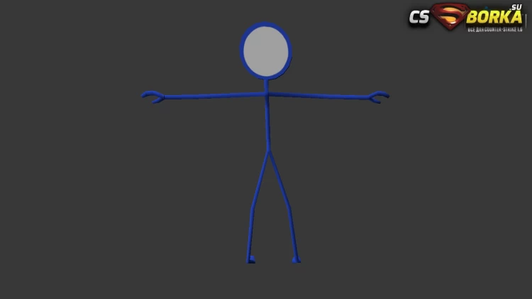 Мужская модель Stickman для CS 1.6 для CS 1.6