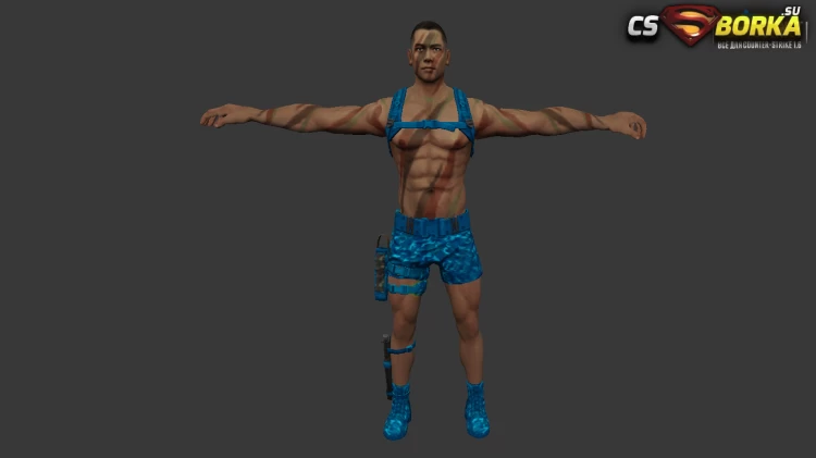 Мужская модель Wild Soldier для CS 1.6 для CS 1.6