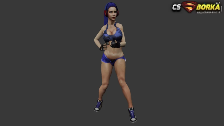 Женская модель Секси Спортсменка (ct,tt+united) для CS 1.6 для CS 1.6