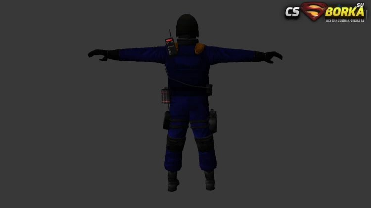 Мужская модель Боец Азов для CS 1.6 для CS 1.6