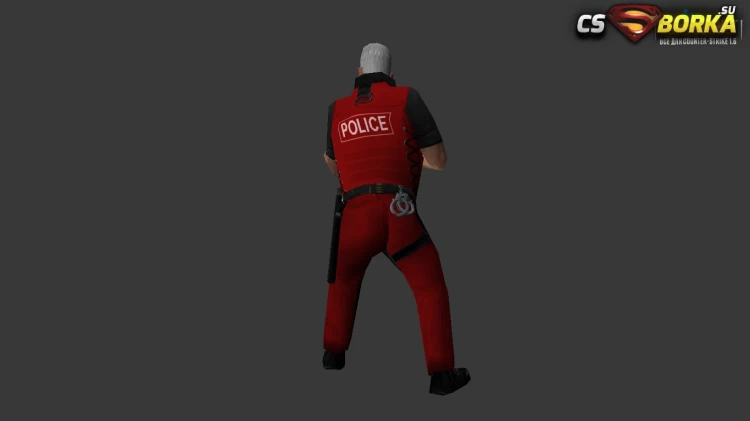 Мужская модель Security Jail для CS 1.6 для CS 1.6