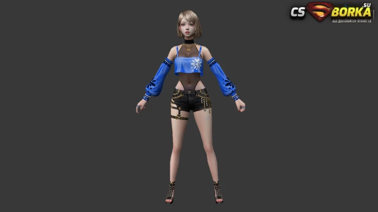 Женская модель «Angelina» (ct,tt+united) для CS 1.6 для CS 1.6