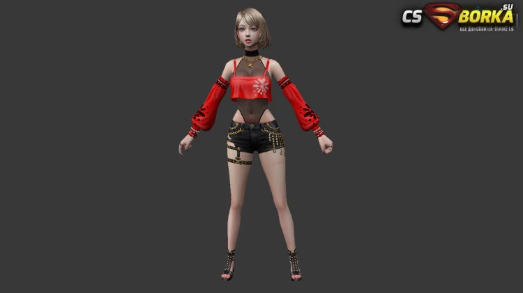 Женская модель «Angelina» (ct,tt+united) для CS 1.6 для CS 1.6