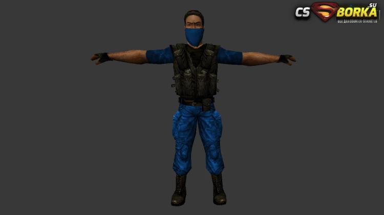 Мужская модель «Silent Agent» для CS 1.6 для CS 1.6