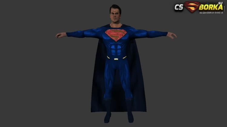 Мужская модель «Superman» (ct,tt+united) для CS 1.6 для CS 1.6