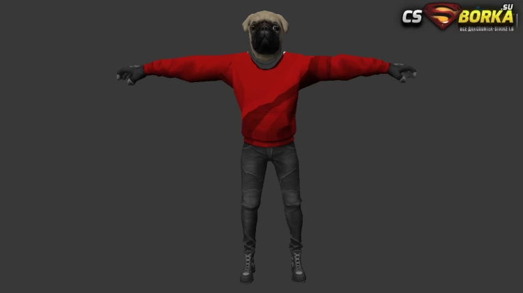 Мужская модель «Мопс» (ct,tt+united) для CS 1.6 для CS 1.6