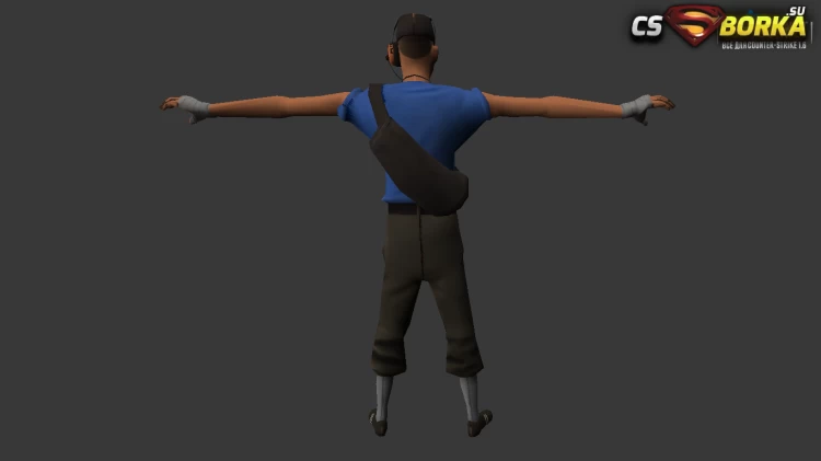 Мужская модель «Scout» (ct,tt+united) для CS 1.6 для CS 1.6