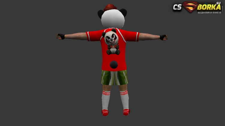 Мужская модель «Crazy Panda» для CS 1.6 для CS 1.6