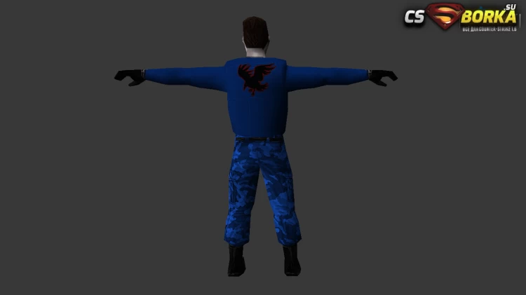 Мужская модель «Crow» для CS 1.6 для CS 1.6