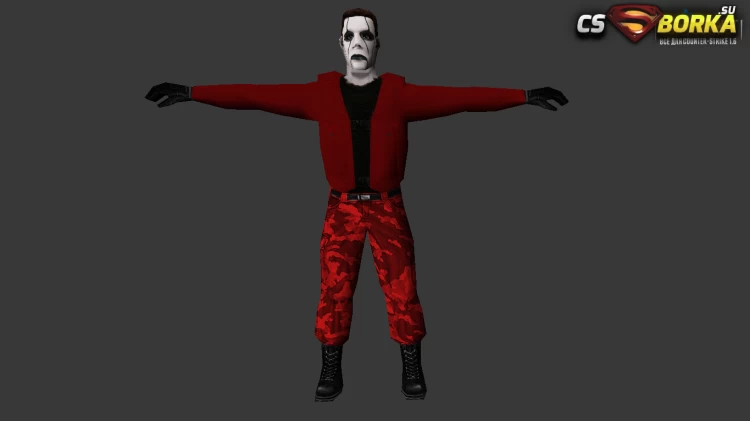 Мужская модель «Crow» для CS 1.6 для CS 1.6