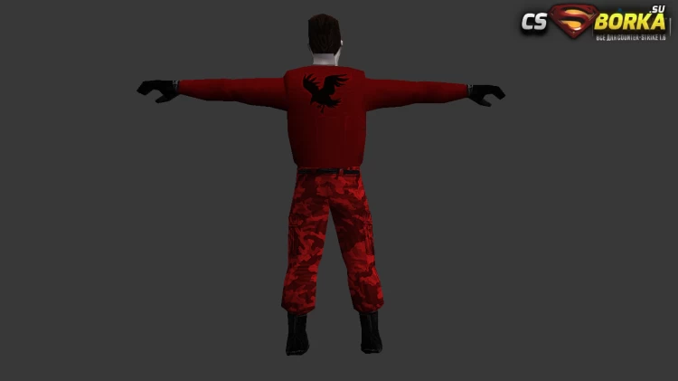 Мужская модель «Crow» для CS 1.6 для CS 1.6