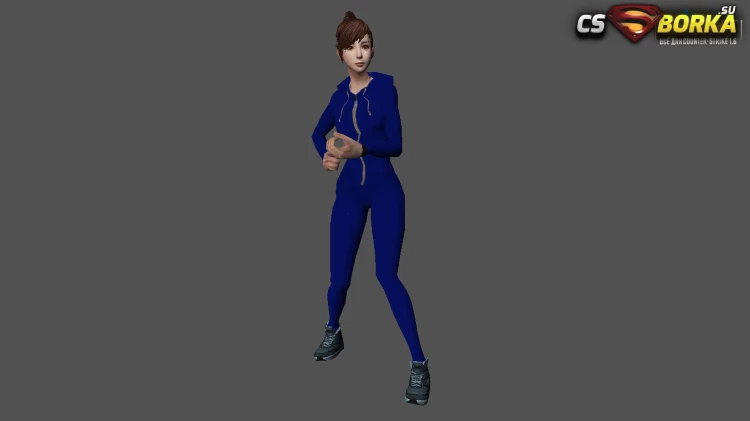 Женская модель «Isabella Tracksuit» (ct,tt+united) для CS 1.6 для CS 1.6