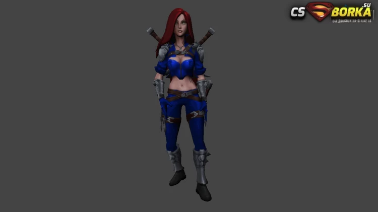 Женская модель «Katarina из LOL» (ct,tt+united) для CS 1.6 для CS 1.6