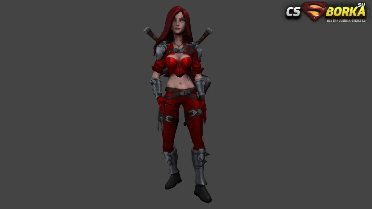 Женская модель «Katarina из LOL» (ct,tt+united) для CS 1.6 для CS 1.6