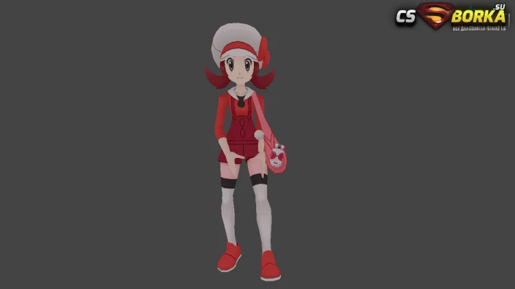 Женская модель «Lyra Pokemon Masters» для CS 1.6 для CS 1.6