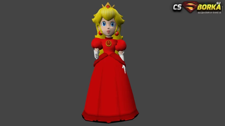 Женская модель «Princess Peach» для CS 1.6 для CS 1.6