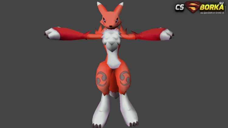 Женская модель «Renamon» (ct,tt+united) для CS 1.6 для CS 1.6
