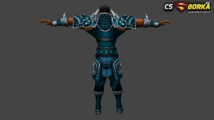 Мужская модель «Warrior Black Metin2» (ct,tt+united) для CS 1.6 для CS 1.6