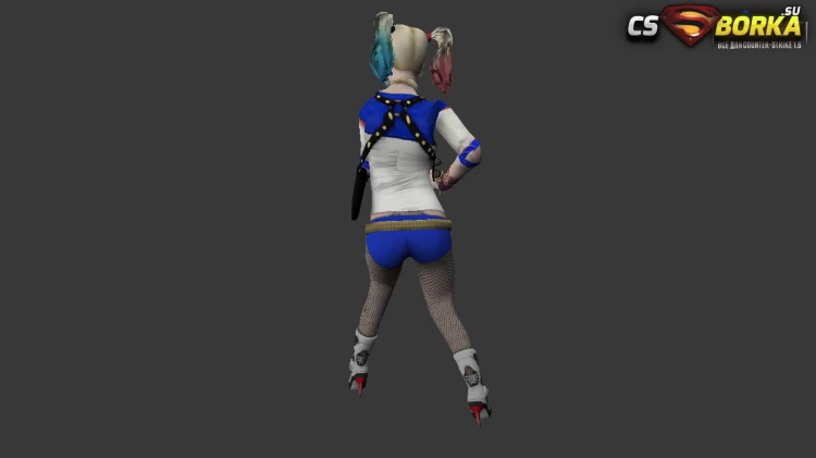 Женская модель «Harley Quinn» (ct,tt+united) для CS 1.6 для CS 1.6