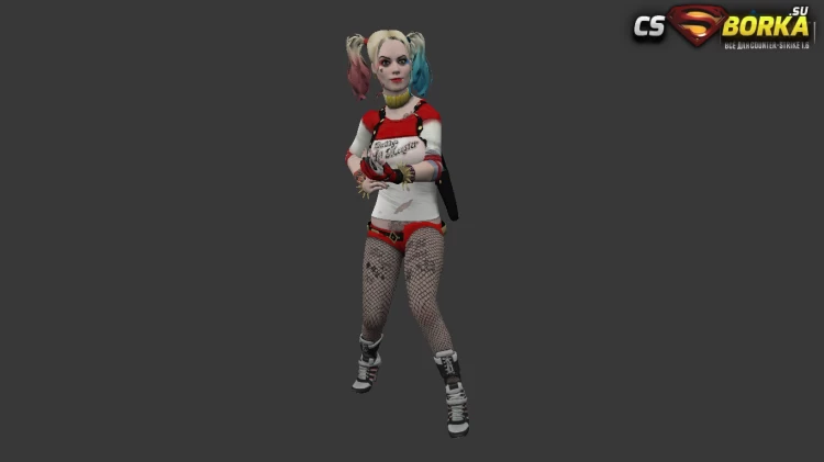 Женская модель «Harley Quinn» (ct,tt+united) для CS 1.6 для CS 1.6