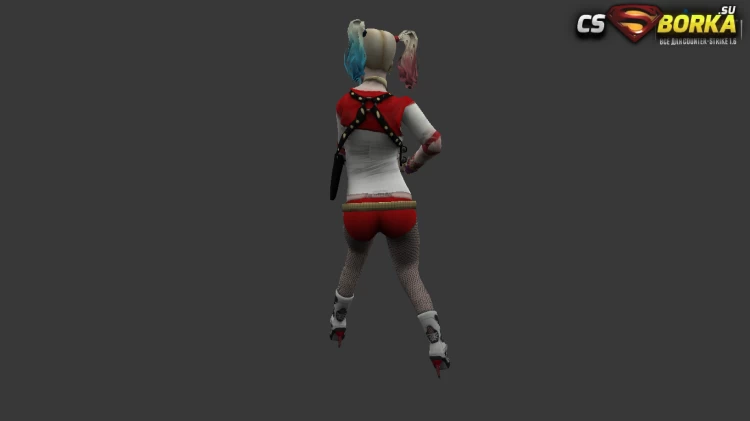 Женская модель «Harley Quinn» (ct,tt+united) для CS 1.6 для CS 1.6