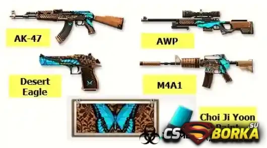 Пак моделей оружий из CSO [CJY] для CS 1.6