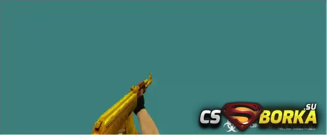 Модели оружия для CS 1.6 - [Ak47 Gold] для CS 1.6