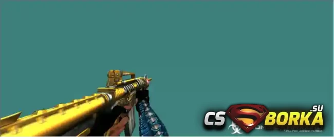 Модель оружия [Golden M4a1 Born Beast] для CS 1.6 для CS 1.6