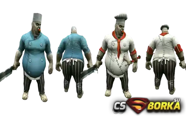 Модель зомби «Heavy Shef» для CS 1.6 для CS 1.6