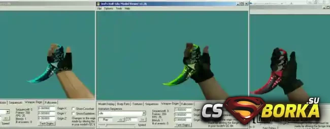 Пак моделей ножа «Karambit Dreamer» для CS 1.6 для CS 1.6