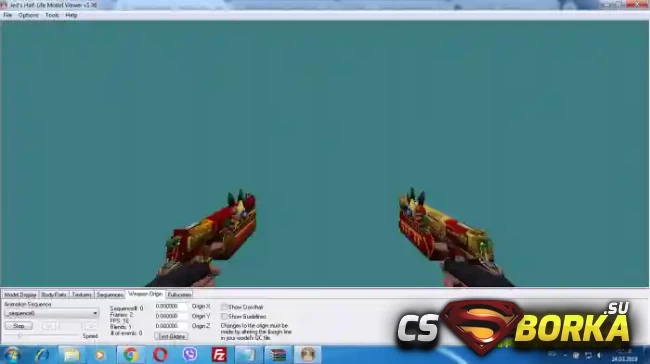 Модель оружия «DUAL INFINITY XMAS 2019» для CS 1.6 для CS 1.6