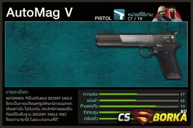 [CSO] [ZP] Extra Item - AutoMag V для CS 1.6 для CS 1.6