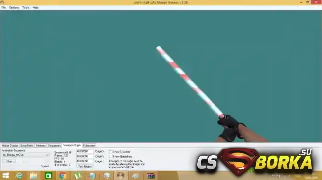 Модель ножа «Laser XMAS 2019» для CS 1.6 для CS 1.6