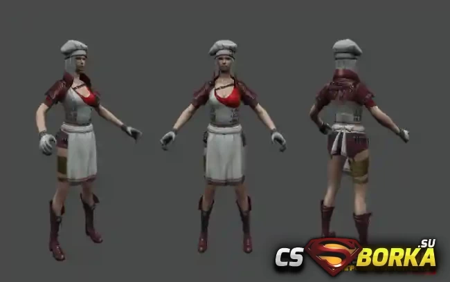 Модель игрока «Devil Hunter Cook из CrossFire» для CS 1.6 для CS 1.6