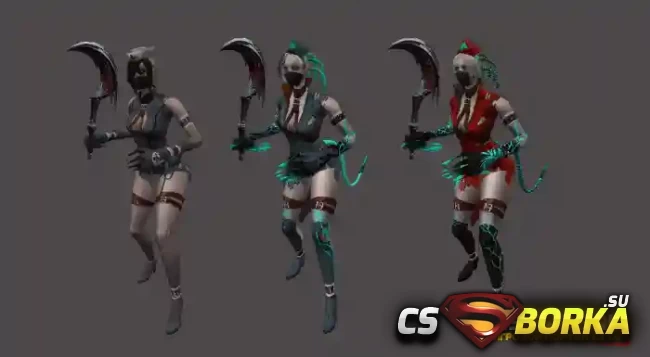 Модели зомби «Mutants Nano Nurse из CrossFire» для CS 1.6 для CS 1.6