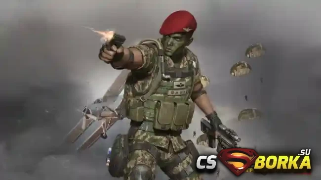 Модель игрока «Blackshot Paratrooper» для CS 1.6 для CS 1.6