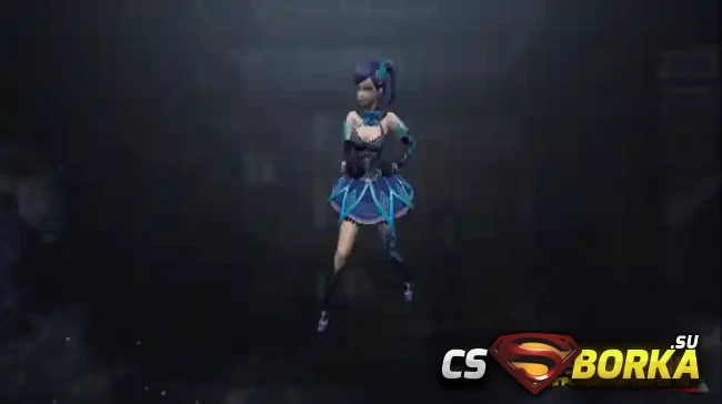 Модель игрока «Black Rose Miho + Voice» для CS 1.6 для CS 1.6