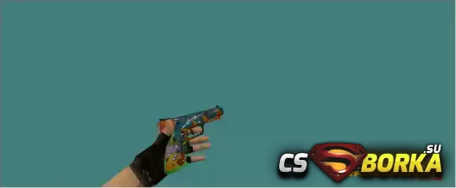 Модель оружия «HD Five-seven Angry mob из CS:GO» для CS 1.6 для CS 1.6