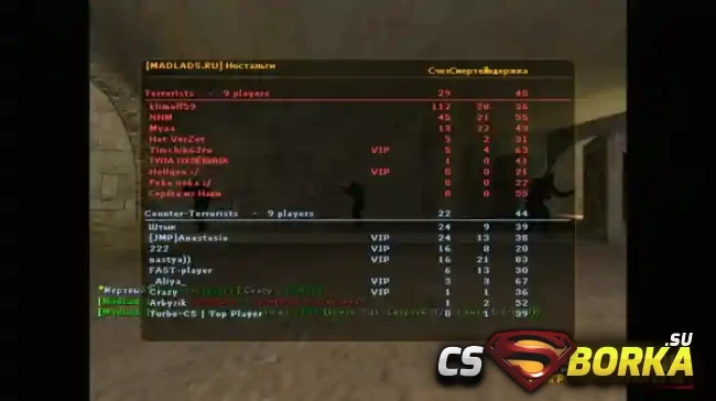 Готовый сервер «CSDM by MAD LADS» для CS 1.6 для CS 1.6
