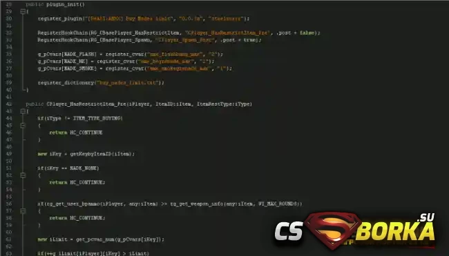 [ReApi] Плагин «Buy Nades Limit - Лимит на покупку» для CS 1.6 для CS 1.6
